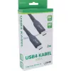 InLine 35902A USB laidas USB4 Gen 3x2 2 m USB C juodas