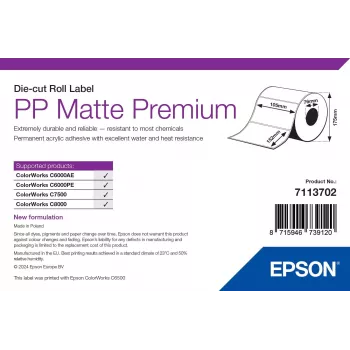 Epson 7113702 spausdintuvo etiketė Balta Lipni spausdintuvo etiketė