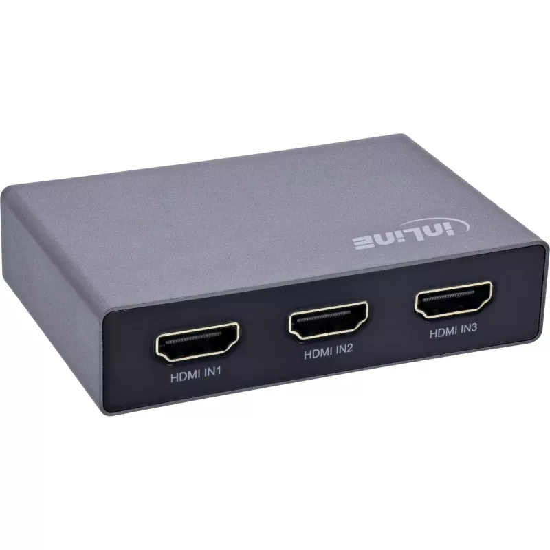 HDMI jungiklis InLine 65020 3 prievadų 8K 60Hz HDCP 2.3