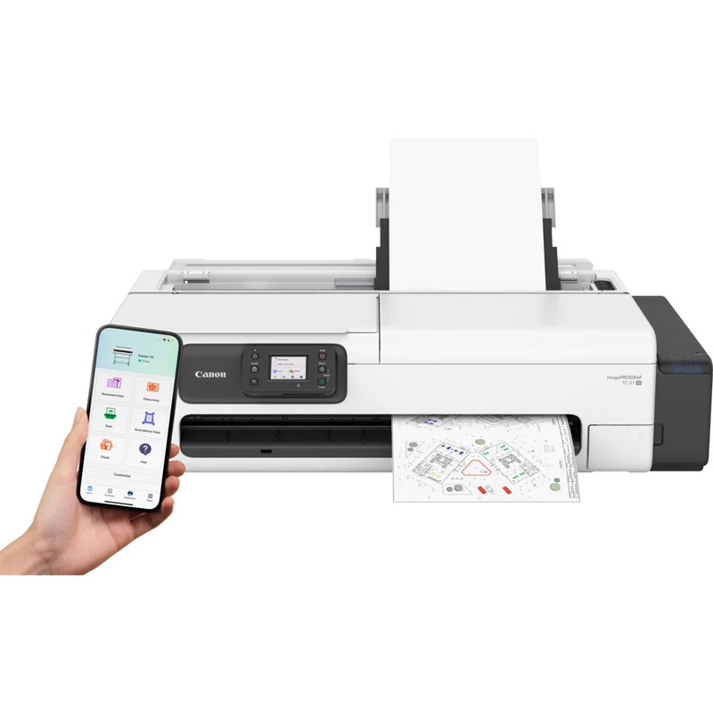 Didelio formato rašalinis spausdintuvas Canon imagePROGRAF TC-21M — spalvotas, 2400 x 1200 DPI, A1, Wi‑Fi, Ethernet, 1 GB atmintis