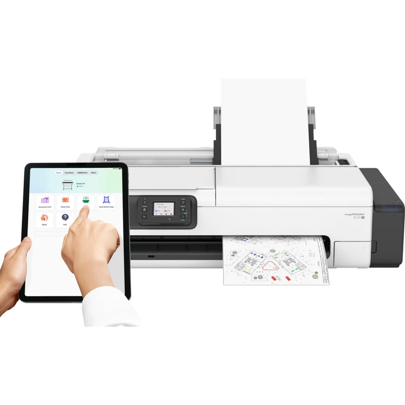 Didelio formato rašalinis spausdintuvas Canon imagePROGRAF TC-21M — spalvotas, 2400 x 1200 DPI, A1, Wi‑Fi, Ethernet, 1 GB atmintis