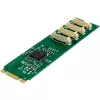 InLine 76660W vidinė nuosekliojo prievado adapteris M.2 lizdui, lizdas (M), ASIX AX99100, 4 Gbit/s