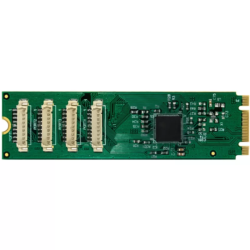 InLine 76660W vidinė nuosekliojo prievado adapteris M.2 lizdui, lizdas (M), ASIX AX99100, 4 Gbit/s