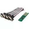 InLine 76660W vidinė nuosekliojo prievado adapteris M.2 lizdui, lizdas (M), ASIX AX99100, 4 Gbit/s