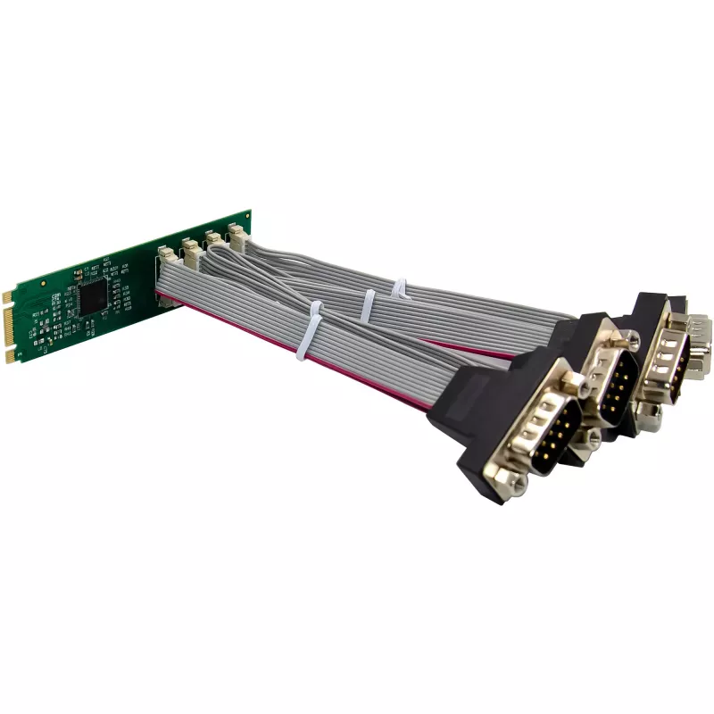 InLine 76660W vidinė nuosekliojo prievado adapteris M.2 lizdui, lizdas (M), ASIX AX99100, 4 Gbit/s