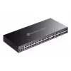 TP-Link Omada SG5452X tinklo jungiklis Valdomas L3 Gigabit Ethernet (10/100/1000) Juoda