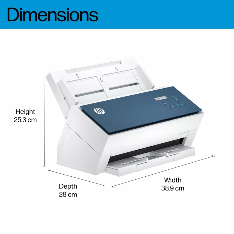 HP ScanJet Enterprise Flow 9000 s1 Dokumentų skaitytuvas 600 x 600 DPI