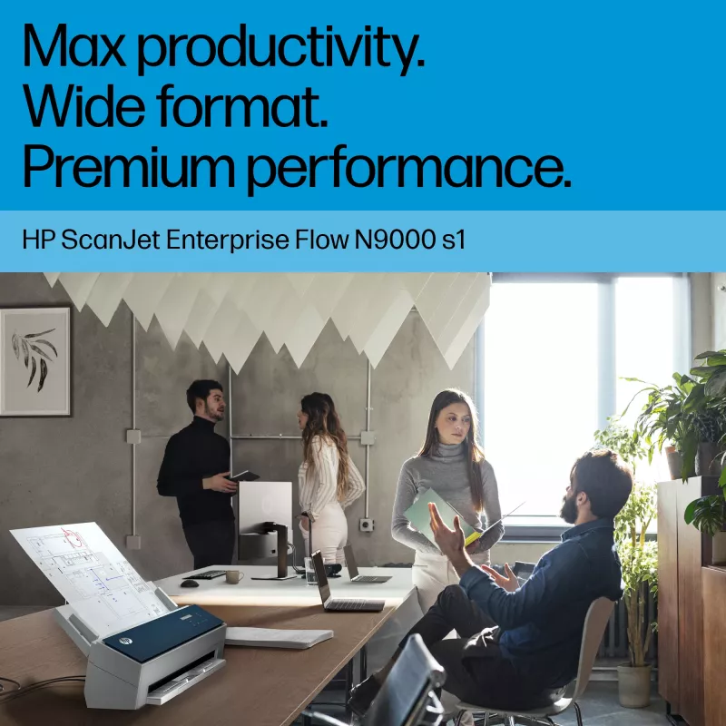 HP ScanJet Enterprise Flow 9000 s1 Dokumentų skaitytuvas 600 x 600 DPI