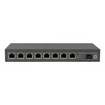 LevelOne GEP-0925 tinklo komutatorius Nevaldomas 2.5G Ethernet (100/1000/2500) Power over Ethernet (PoE) Juodas