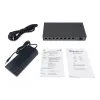 LevelOne GEP-0925 tinklo komutatorius Nevaldomas 2.5G Ethernet (100/1000/2500) Power over Ethernet (PoE) Juodas