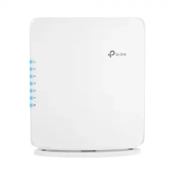 Belaidis maršrutizatorius TP‑Link Archer BE450 — Dviejų juostų (2,4/5 GHz), „Wi‑Fi 7“, Multi‑Gigabit Ethernet, 5 LAN prievadai, USB, baltas