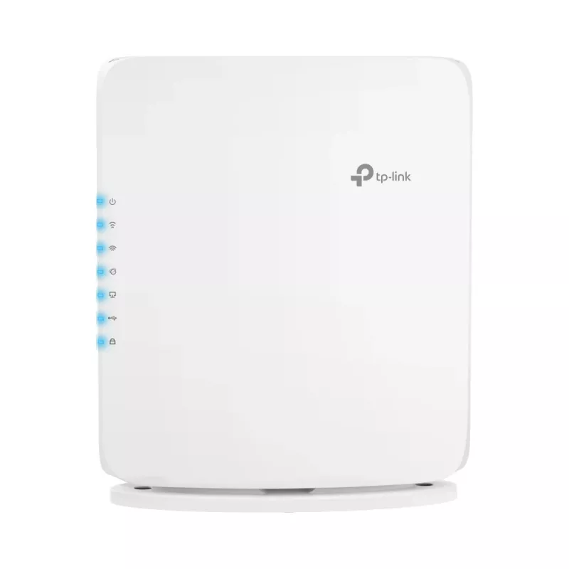 Belaidis maršrutizatorius TP‑Link Archer BE450 — Dviejų juostų (2,4/5 GHz), „Wi‑Fi 7“, Multi‑Gigabit Ethernet, 5 LAN prievadai, USB, baltas