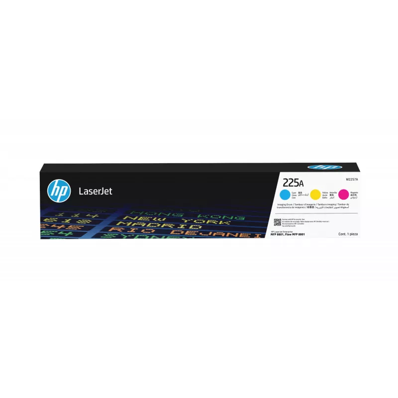 HP 225A LaserJet CYM Originalius vaizdo būgnas, 240000 puslapių, žydra, purpurinė, geltona, 1 vnt.
