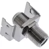 “InLine” RJ45 Keystone Jack Snap-In modulis Cat.6a, su dulkių dangteliu, sidabrinis