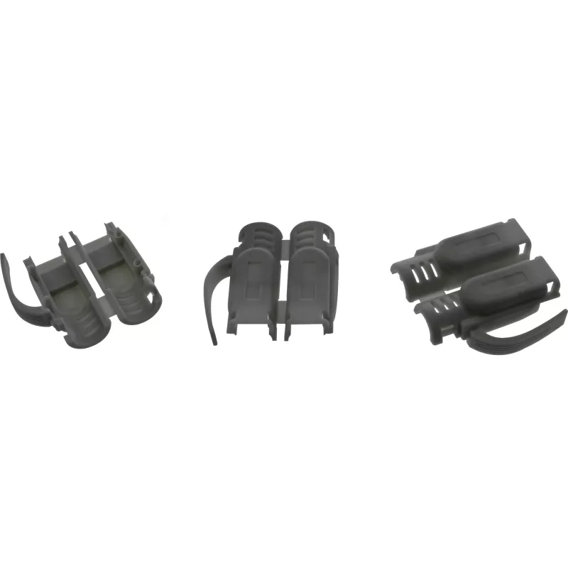 InLine užspaudžiama jungtis Cat.6A RJ45 ekranuota, 3 dalių juoda 100 vnt. pakuotė