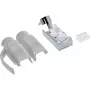 InLine Crimp connector Cat.6A RJ45 shielded, 3-piece Pilka 10-pack