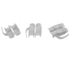 InLine Crimp connector Cat.6A RJ45 shielded, 3-piece Pilka 10-pack