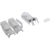 InLine Crimp connector Cat.6A RJ45 shielded, 3-piece Pilka 100-pack