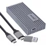 Išorinis USB4 korpusas InLine 00031J — USB-C į M.2 NVMe SSD, 40 Gb/s, aliuminis