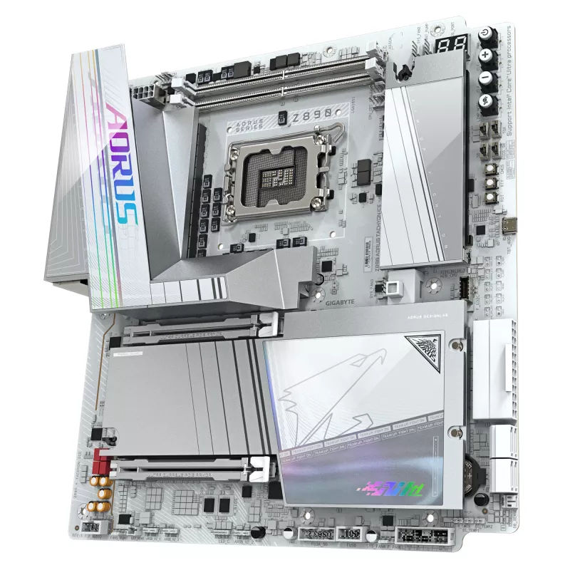 Motininė plokštė Gigabyte AORUS Z890 TACHYON ICE - Z890 mikroschemų rinkinys - LGA1851 - E-ATX