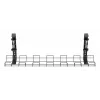 Kabelių tvarkymo grotelės 60 cm InLine 23190G tvirtinimui prie stalo su sraigtiniais spaustukais, juoda