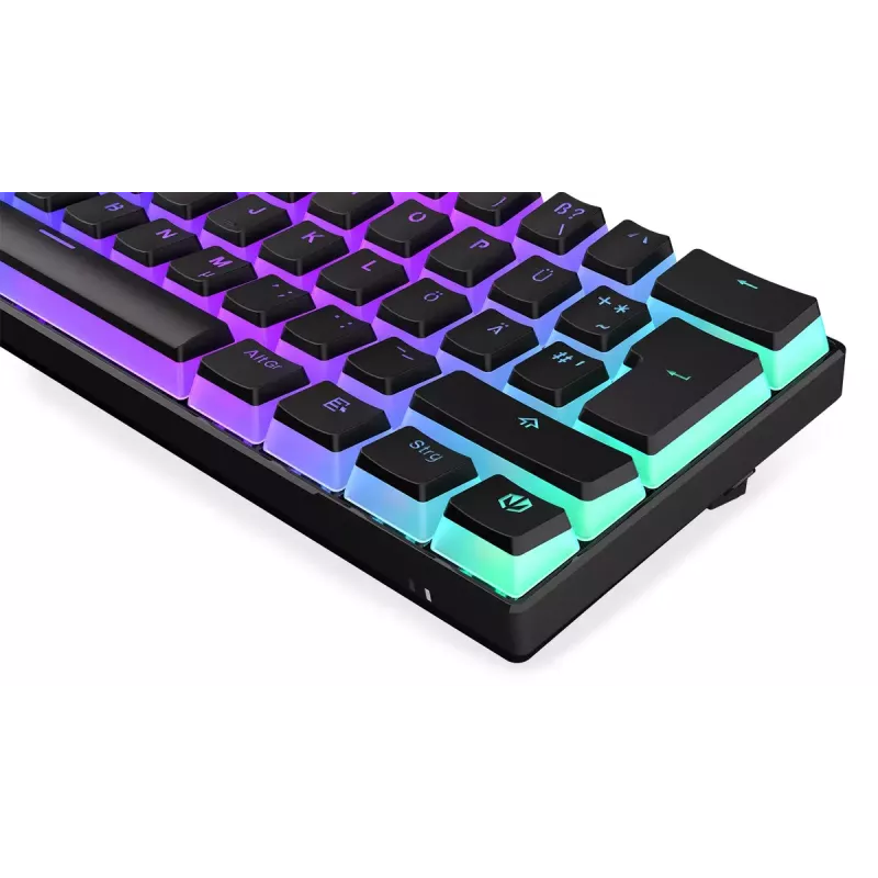 Žaidimų klaviatūra ENDORFY Thock Compact RF belaidė USB QWERTZ 61 klavišas RGB LED