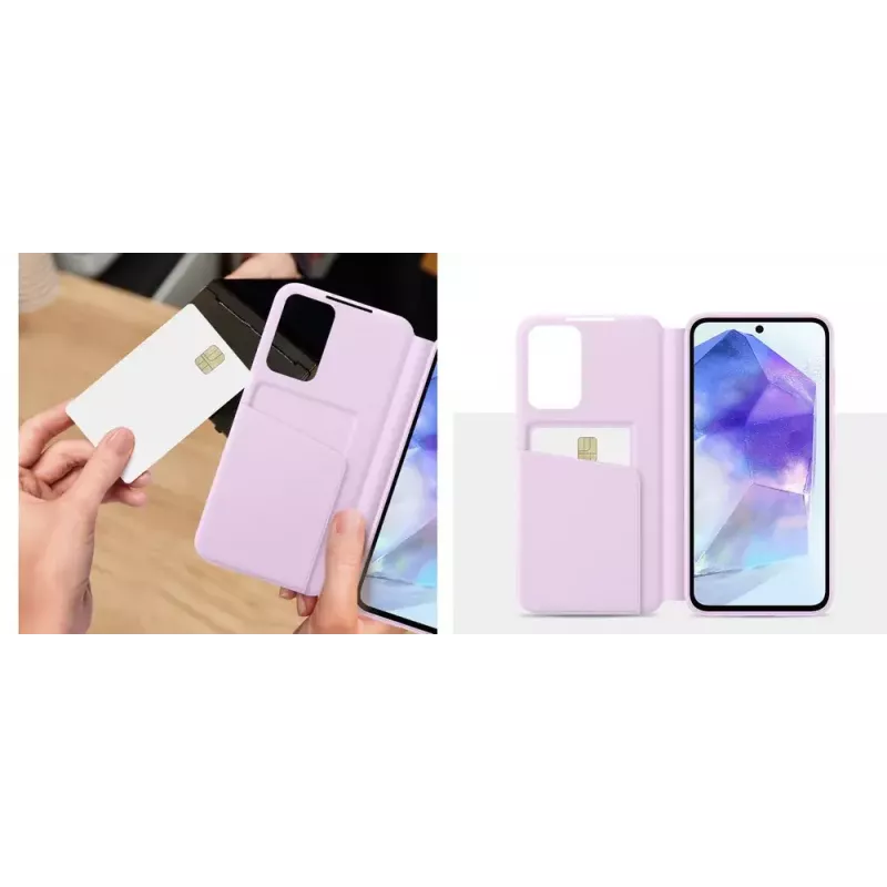 Samsung EF-ZA556 mobiliojo telefono dėklas 16,8 cm (6,6 colių) Piniginės tipo dėklas Baltas