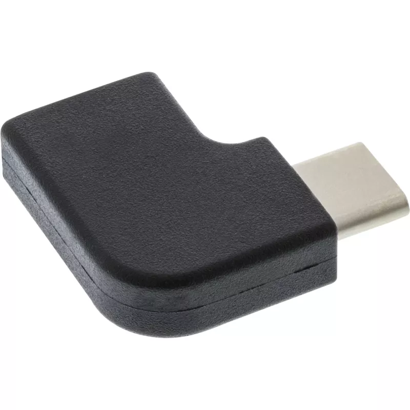 InLine USB 3.2 Gen.2 adapteris, USB-C kištukas / USB-C lizdas, kampinis