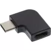 InLine USB 3.2 Gen.2 adapteris, USB-C kištukas / USB-C lizdas, kampinis