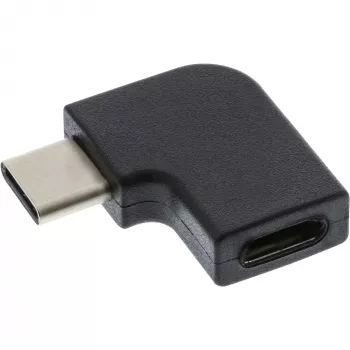 InLine USB 3.2 Gen.2 adapteris, USB-C kištukas / USB-C lizdas, kampinis