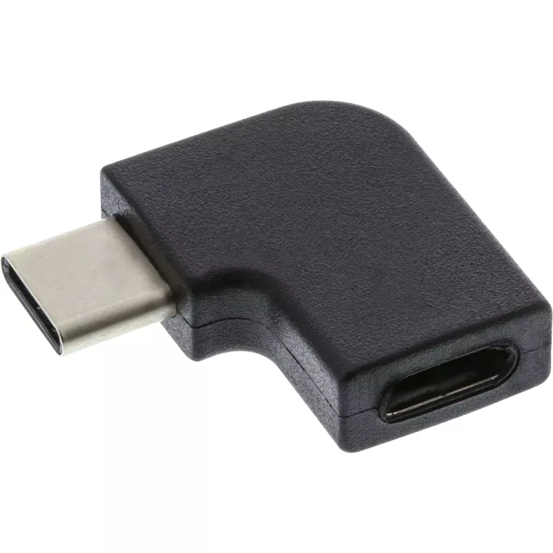 InLine USB 3.2 Gen.2 adapteris, USB-C kištukas / USB-C lizdas, kampinis