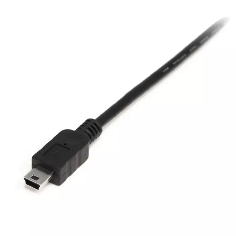 StarTech.com 2 m Mini USB 2.0 kabelis - A į Mini B - M/M, 2 m, USB A, Mini-USB B, USB 2.0, Vyriška/Vyriška, Juoda