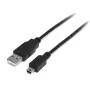 StarTech.com 1 m Mini USB 2.0 laidas – A į Mini B – kištukas/kištukas, 1 m, USB A, Mini-USB B, USB 2.0, 0,48 Gbit/s, juodas
