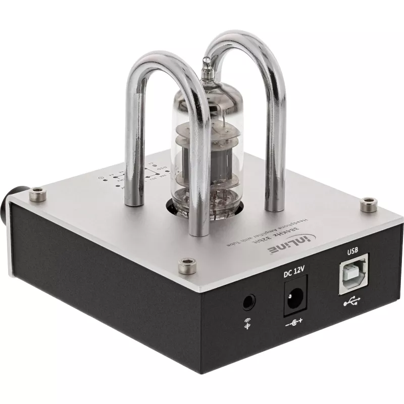 InLine AmpUSB, Hi-Res AUDIO HiFi DSD USB Audio DAC, vakuuminio vamzdžio stiprintuvas