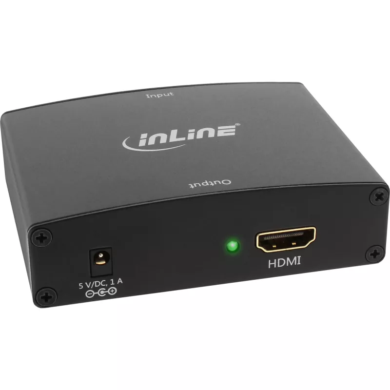InLine keitiklis VGA + garsas į HDMI, įvestis VGA ir RCA garsas, išvestis HDMI
