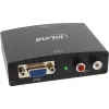 InLine keitiklis VGA + garsas į HDMI, įvestis VGA ir RCA garsas, išvestis HDMI