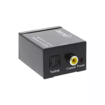 InLine garso keitiklis skaitmeninis į analoginį, įėjimas Toslink arba RCA, išėjimas 2x RCA stereo