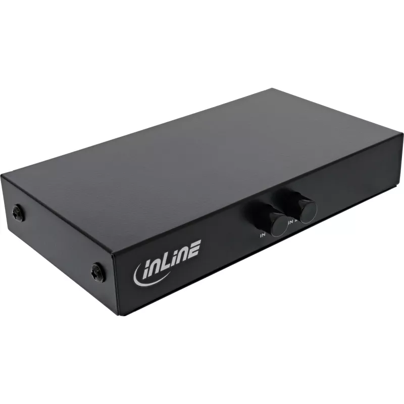 InLine VGA jungiklis mechaninis 2 prievadų 15 kontaktų Sub-D HD 1920 x 1440