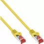 InLine komutacinis kabelis S/FTP PiMF Cat.6 250MHz varis be halogenų geltonas 15m
