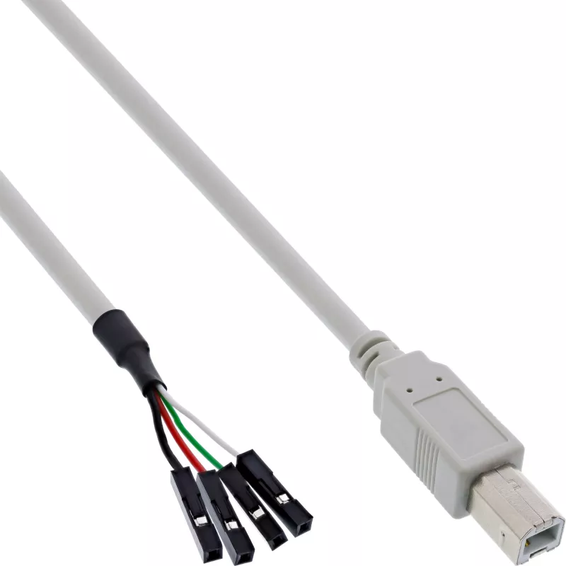InLine USB 2.0 kabelis, vidinis USB B kištukas / antraštės jungtis, 0,40 m