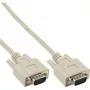 VGA laidas 15 kontaktų HD kištukas / kištukas smėlio spalvos, 2 m, InLine 17712