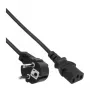 InLine maitinimo laidas, CEE 7/7 kampuotas / 3 kontaktų IEC C13 kištukas, 7 m