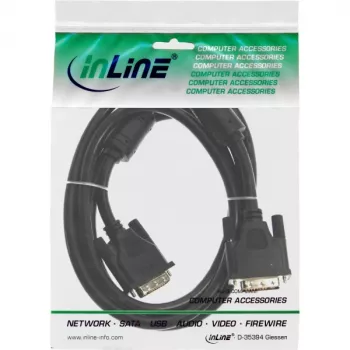 DVI-I laidas 24+5 V/V Dviejų kanalų InLine 17793 3 m