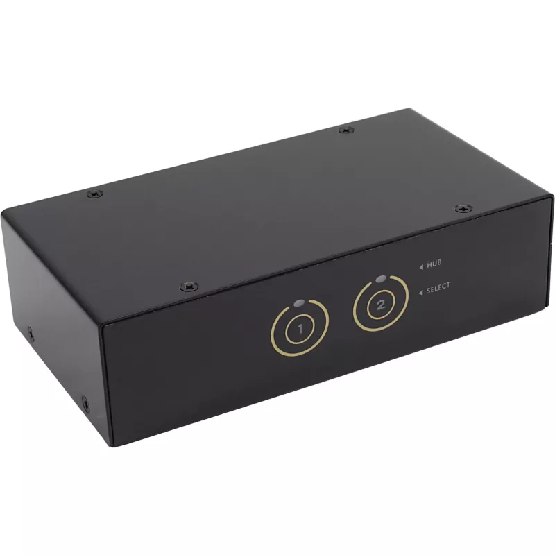 InLine stalinis KVM jungiklis su 2 DisplayPort prievadais, USB 3.0 šakotuvu ir garso palaikymu