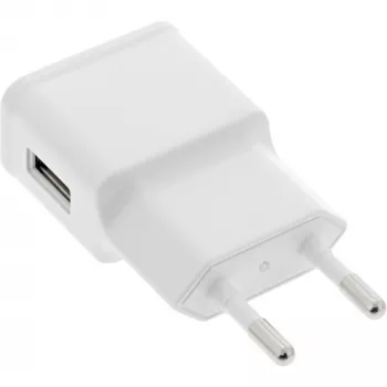 USB maitinimo adapteris, viengubas, linijinis 31504W, 100–240 V į 5 V / 1,2 A, baltas