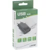 USB maitinimo adapteris, InLine, DUO 2 prievadų 100-240VAC į 5V / 2.1A juodas