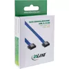 InLine SATA 6Gb/s laidas mažas kištukas 0,5 m su skląsčiais 27705K