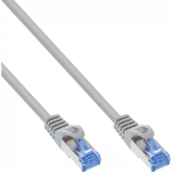 InLine 72601 tinklo kabelis pilkas 1 m Cat6a S/FTP (S-STP)