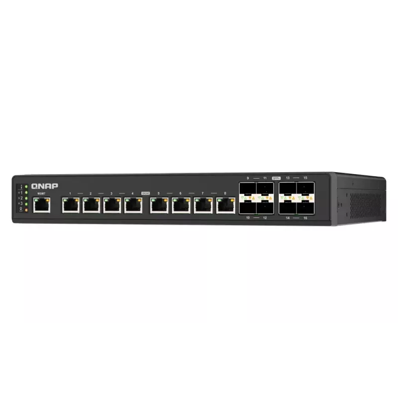 QNAP QSW-IM3216-8S8T tinklo komutatorius valdomas L2 10G Ethernet (100/1000/10000) juodas