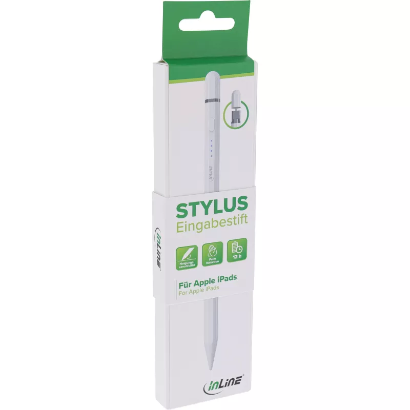 Rašiklis InLine 55468W Baltas 15g, skirtas planšetei Apple